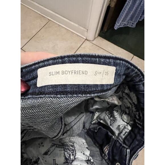 anthropologie pilcro and the letterpress Slim Boyfriend Denim Shorts Sz 26 Boho - Picture 9 of 12